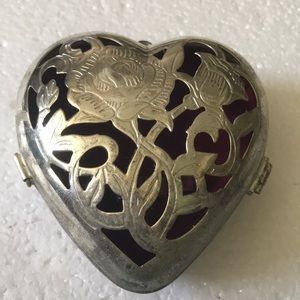 Vintage Lenox heart box ornament